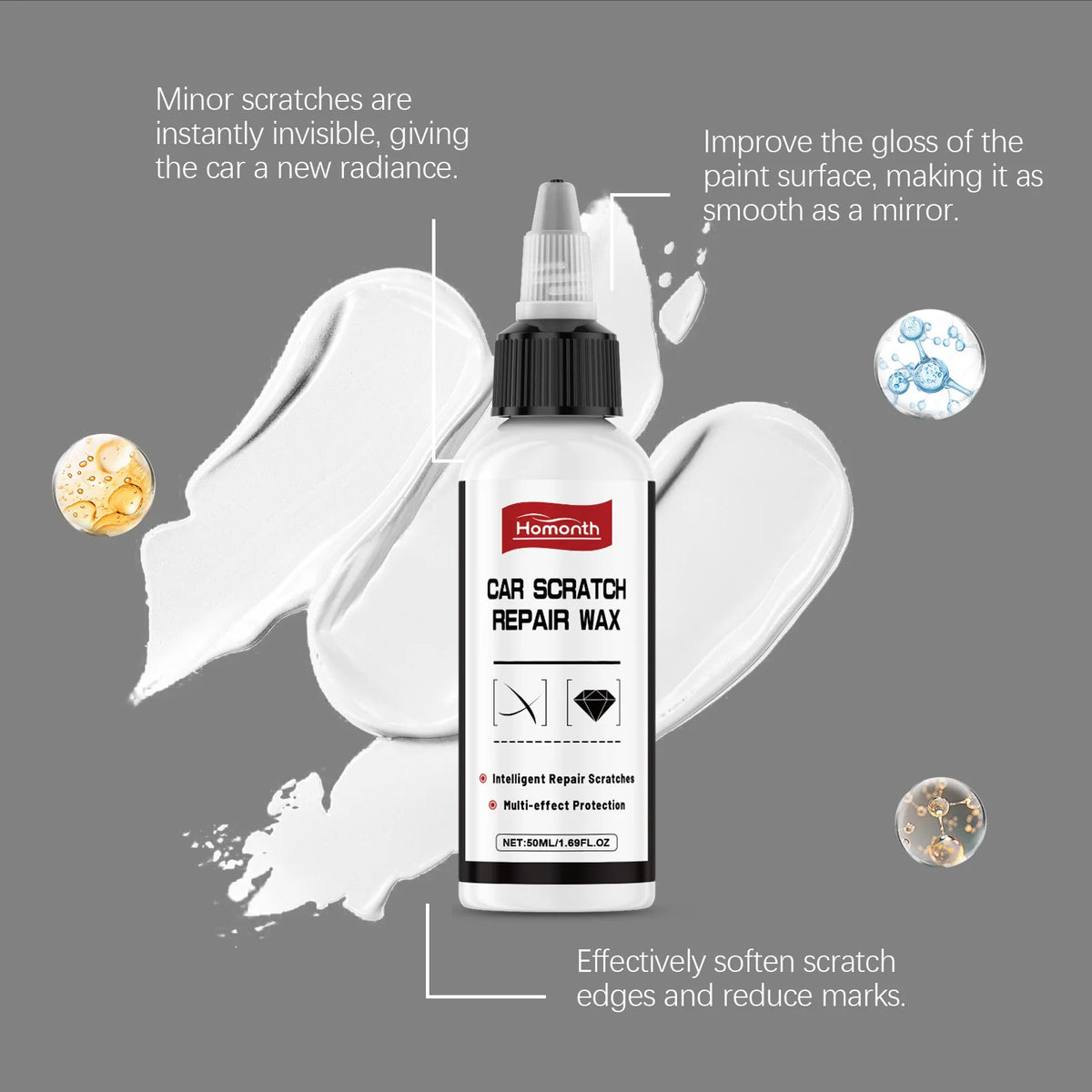ying8Car Scratch Remover for Autos Body Paint Scratch Care Auto Car Care Polishing and Polishing Compound Paste Car Paint Repair
