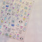 Colorful Water Bubble 5D Nail Art Stickers Goldfish Koi carp Dreamy Polarized Dreamlike Self Adhesive Delicate Manicure Decals