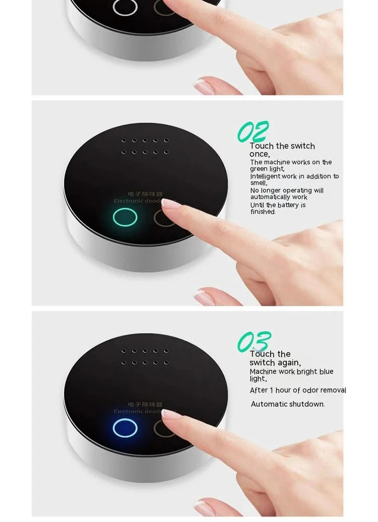 Air Purifier for Sterilization Deodorization Disinfection Shoe Cabinet Pet Nest Toilet Portable  Intelligent ozone Purifier