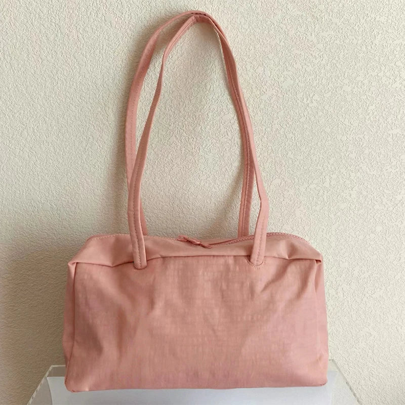 Women's Large Capacity Tote Bags,designer Bags Luxury Brand Nylon Bowling Shoulder Bag,simple Versatile Ultralight Commuting Bag