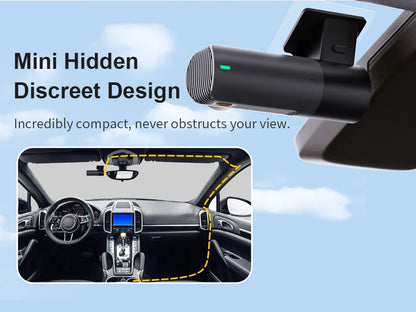 2K Dash Camera For Car DVR Dash Cam In The Car KAWA D5 Video Recorder Emergency Voice Control WiFi APP Monitor WDR Dashcam