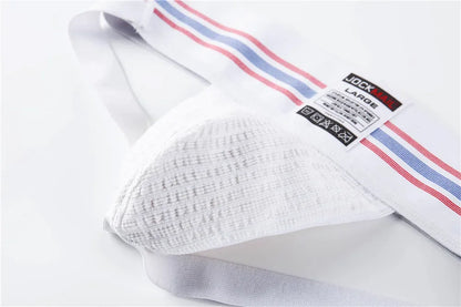 JOCKMAIL Men's Underwear Men Sexy Briefs Jockstrap Pouch Cuecas Man Cotton Panties Thongs Mesh Underpants Gay Slip Homme Srting