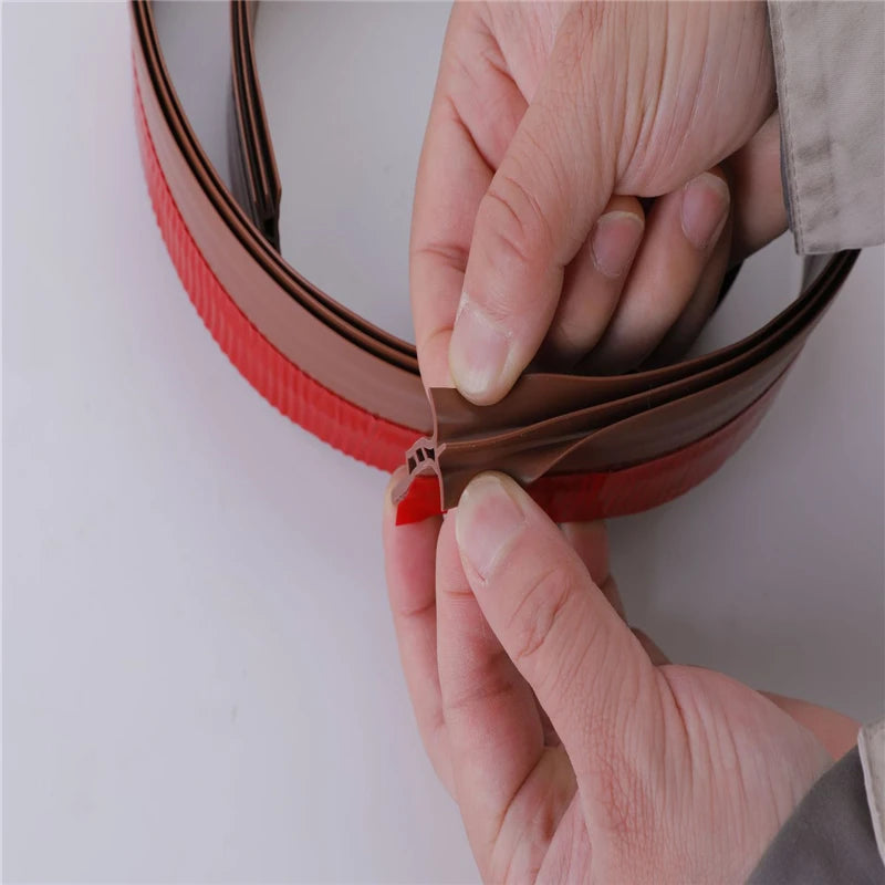 100cm Silicone Door Draught Excluder Door Bottom Sealing Strip Tape Weatherstrip Waterproof Wind Proof Sound Insulation