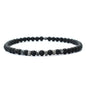 Fashion Mens Bracelet Natural Tiger Eyes Emperor Small Stone 4mm Beads Braclet Homme Accessories Bohemia Beach Jewelry Pulsera