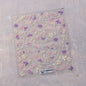 White Flower Petal Cherry Blossom Peach Blossom Falling Petal Floral Gradient 5D Self Adhesive Nail Art Sticker Manicure Decals
