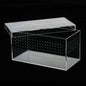 Plastic Reptile Vivarium Terrarium Easy to Observe with Reptile Terrarium Accessories for Small Animal Care