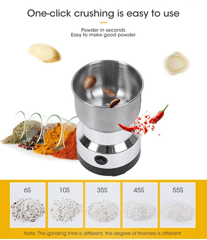 2024 NEW Mini Electric Grinder Household 300ml Ultrafine Baby Food Pulverizer Coffee Grinder Spice Pepper Grinder Grain Mill
