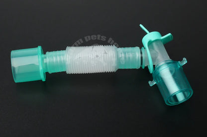 Catheter Mount Extension Tube Double Swivel Elbow Use Anesthesia Breathing Circuit with Gas Sampling Port