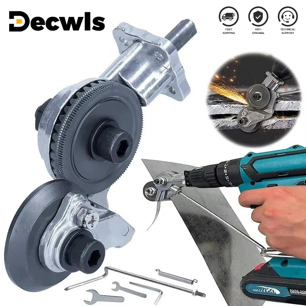 Electric Drill Convert Shears Plate Cutter Metal Sheet Cutter Tool Labor-saving Cutting Tool Sheet Metal Cut Electric Scissor