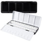 Empty Metal Watercolor Tin Palette Box With 14/26/52pcs Detachable Empty Watercolor Half Pans For DIY Travel Watercolor Palette