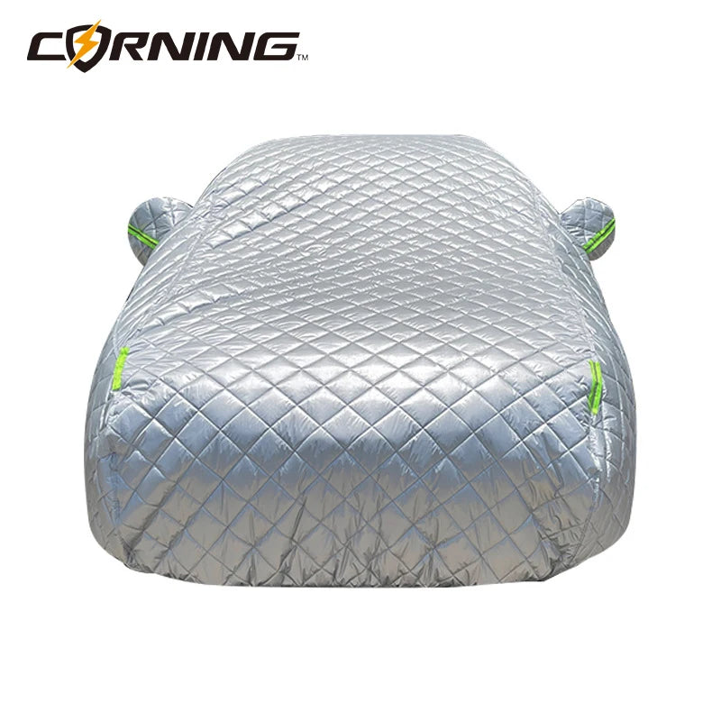 Car Covers Winter Warm Car Cover For Sun And Rain Protection Snow Hail Prevention Full Wrap Car Coats Cotton Fleece Thickened