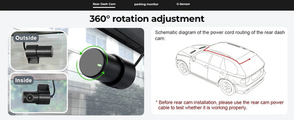 Mangoal Dash Cam 4K For Dodge Durango Dash Car Camera 2016-2026 GPS WiFi & App IMX 335 STARVIS Sensor Plug and Play DashCam