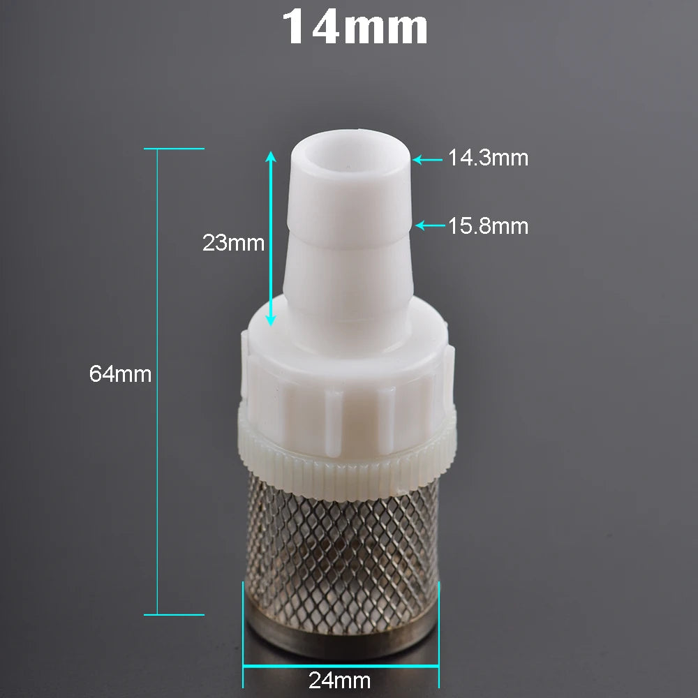 4~20mm Hose Filter Car Wash Tube Garden Irrigation Aquarium Filter Strainer Stainless Steel Mesh Filter