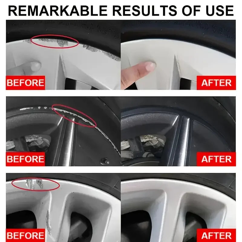 Car Wheel Hub Scratch Repair Paste, Auto Rim Oxidation Remover, Aluminum Alloy Hub Polishing Agent