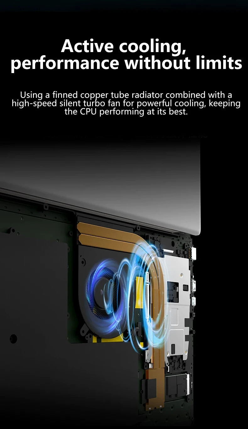 LENO Laptop 14.1" Windows 11 16GB RAM 2TB SSD Intel N3700 Ultra Slim Notebook Gamer 1080P  Display Office Study Computer PC