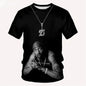 New T-Shirt Harajuku Men T-Shirt Fashion 2pac Graphic T Shirts Hip Hop Men's T-Shirts Summer Tops T-Shirts Man Designer Clothes