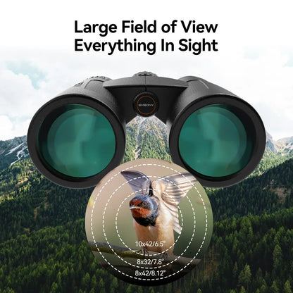Svbony SV202 Upgraded Wide-angle ED Binoculars 8x32/8x42/10x42 Bak4 Prism IPX7 Waterproof Fogproof for Bird Watching Camping