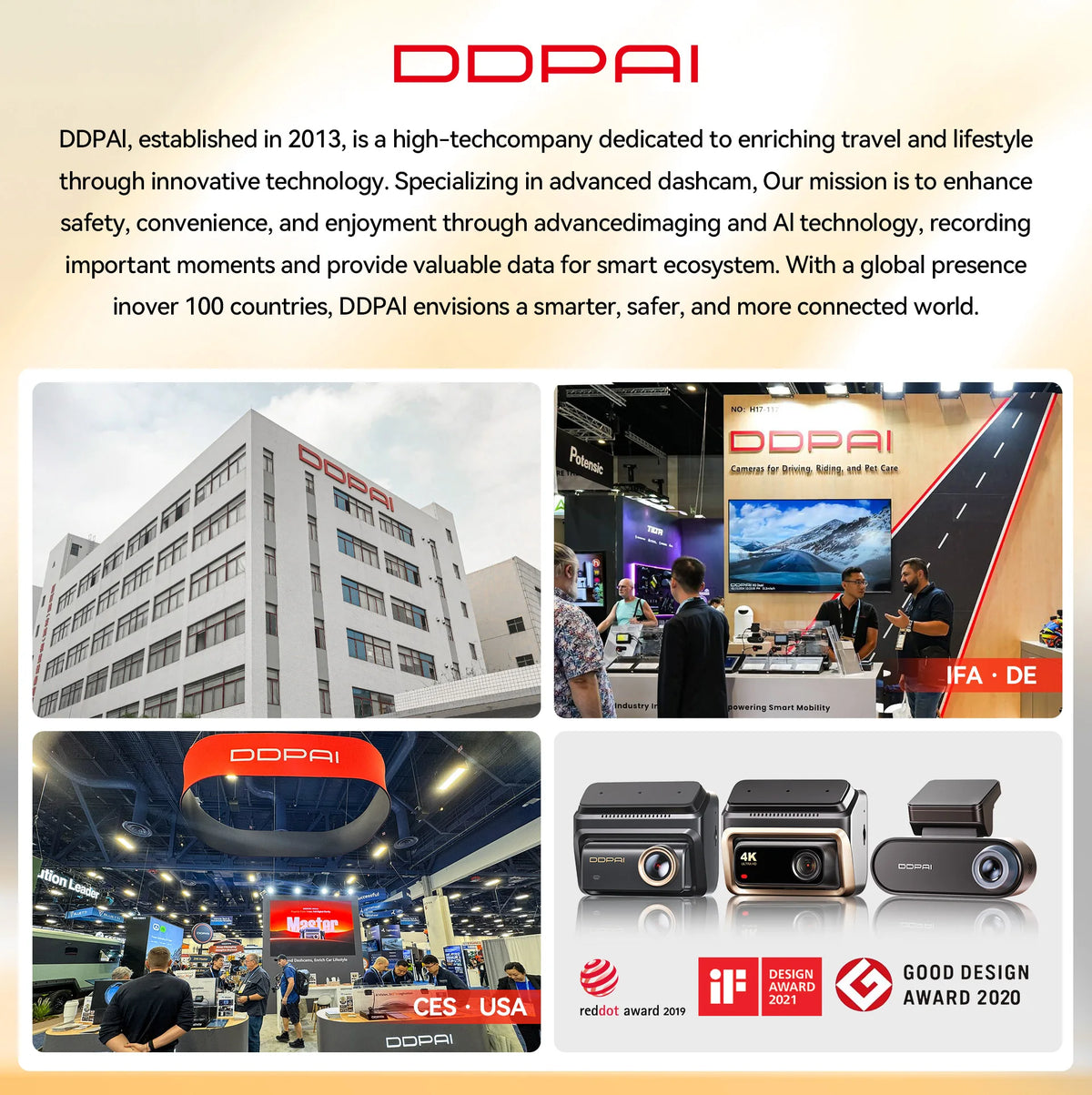 DDPAI Z40 Dash Cam Car Camera Recorder Sony IMX335 1944P HD Video GPS Tracking 360 Rotation Wifi DVR 24H Parking Protector