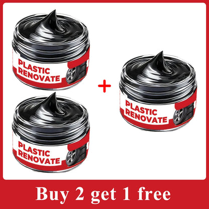 Auto Interior Refurbish Paste Multifunctional Leather Plastic Care Cream Long Lasting Shine Anti Oxidation Protection Coating