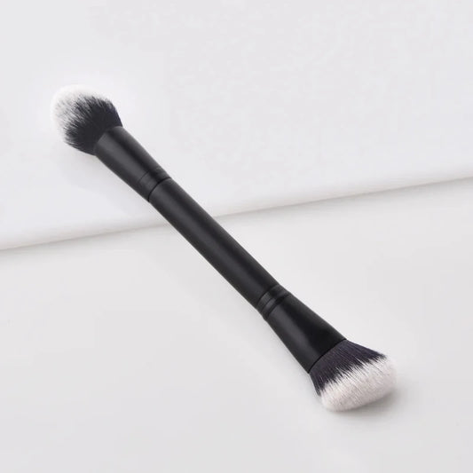 Double Ended Makeup Brushes Face Brush Repair Brush Contour Brush for Liquid Cream Powder Face Beauty Cosmetic Tools