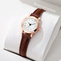 Fashion Small Dial Women Watches Ladies Leather Band Analog Quartz Wristwatch Girls Clock（Without Box）