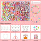 Arts Crafts DIY Handmade Beaded Kit Jewelry Set Handmade DIY Making Beads Kit DIY Creative Beads for Children Girl