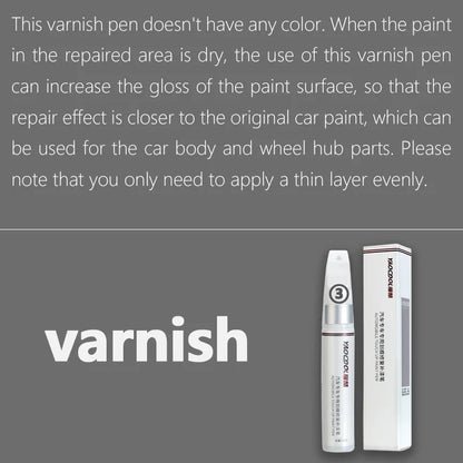 Car Wheel Scratch Repair Pen Black Edge Repair Paint Remover Black Silver Varnish Varnish Repair Set Silver Paint Pen