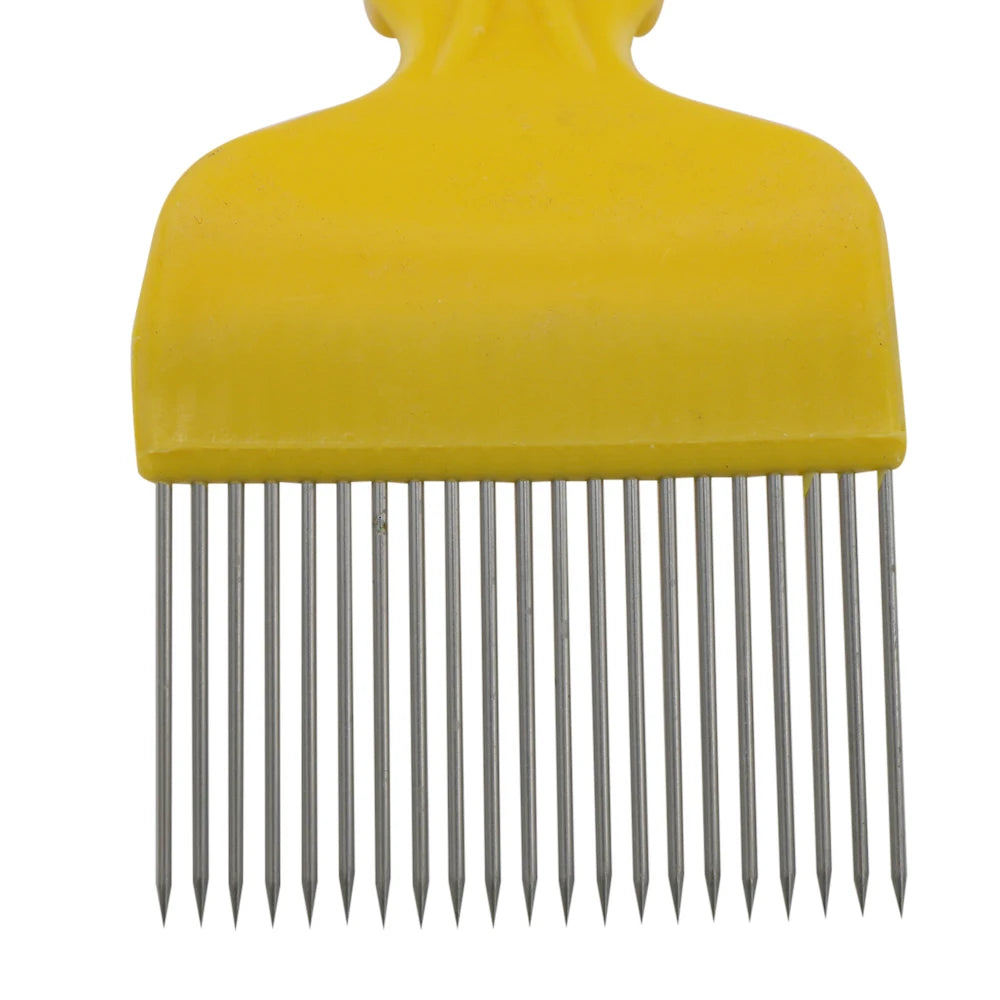 1 Pc Beekeeping Shovel Honey Spatula Anti-slip Handle 21 Needle-shaped Cut Honey Knife Spur Tooth Beehive Tools