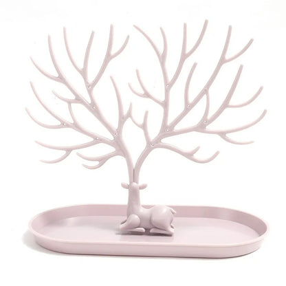 Antler Jewelry Storage Rack Smooth Deer Horn Jewels Display Shelf Rings Earrings Small Accessories High Quality Showing Stand