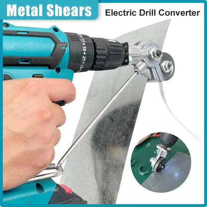 Electric Drill Convert Shears Plate Cutter Metal Sheet Cutter Tool Labor-saving Cutting Tool Sheet Metal Cut Electric Scissor
