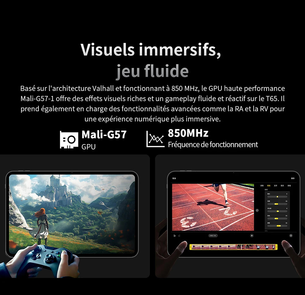 Teclast T65 Android 16 Tablet 13.4 inches 120Hz Max. 26GB RAM 256GB ROM T7280 8 cores 1920x1200 4G LTE 13MP + 5MP 10000mAh
