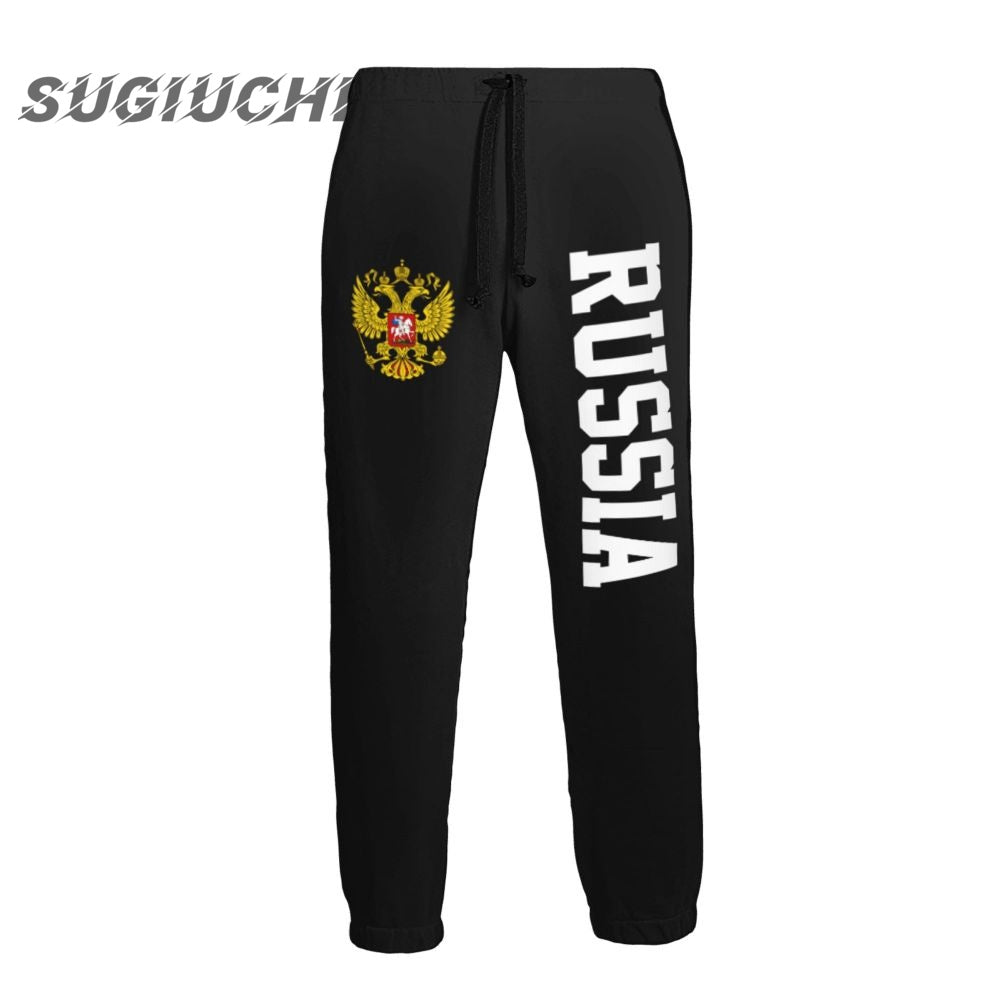 Russia Country Flag Men's sweatpants mens pants joggers jumpsuit track sweat fitness fleece tactical casual