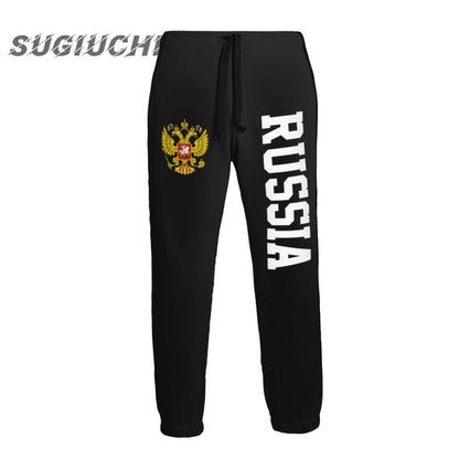 Russia Country Flag Men's sweatpants mens pants joggers jumpsuit track sweat fitness fleece tactical casual