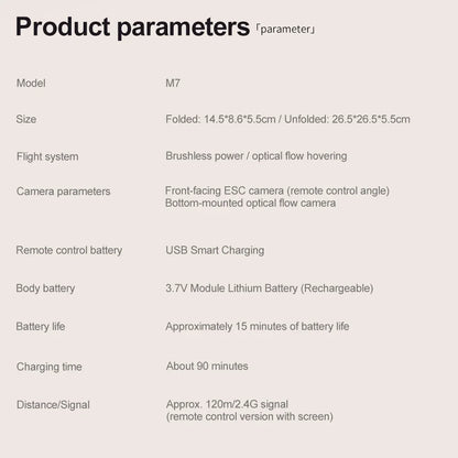 Xiaomi M7 GPS Drone 8K  Aerial HD Dual Camera Intelligent Opstacle Avoidance Brushless Power Screen Remote Control GPS Drone