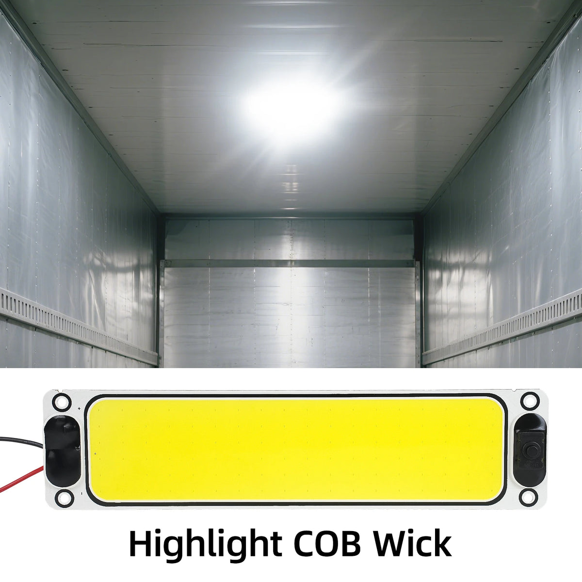 2~1PCS Ultra-bright LED Light Source with Switch Chip Reading Night Light 12-90V Interior Light Ceiling Lamp Car Camper Boat