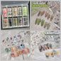10 Patterns New Metal Nail Foils for Transfer Paper Stickers Floral Chameleon Nails Wraps DIY Water Marble Nail Art Decorations