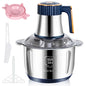 5L Electric Food Processor Meat Grinder with 6 Stainless Steel Blades Multifunction Meat Chopper Vegetable Cutter Food Mincer Large Capacity Kitchen Chopper for Meat Vegetables Fruits Garlic Onion Nuts Baby Food