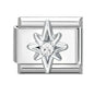 Zircon Star Heart Bow Moon Cherry Moon Italian Charm Links Fit 9mm Stainless Steel Bracelet Women Jewelry DIY Making Gifts