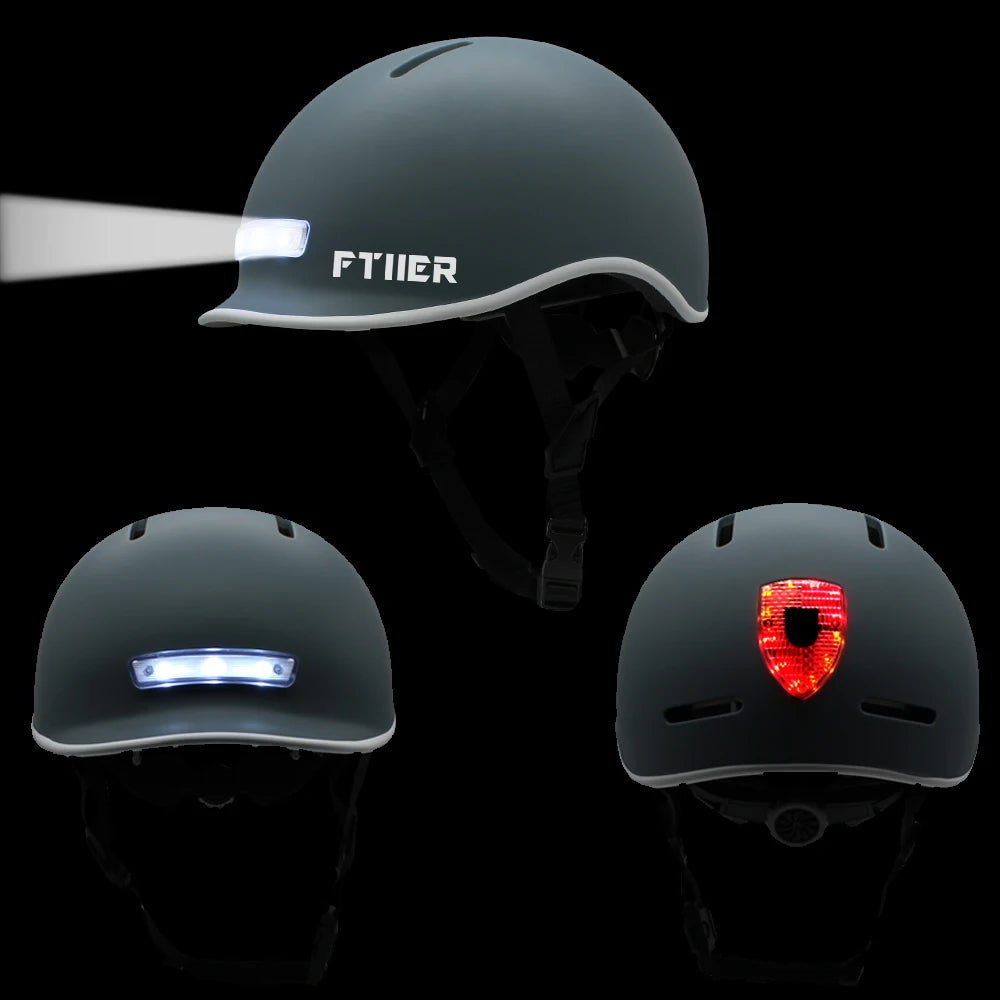 2023 Cycling Smart Tail Light Bike Adult Helmet Electric Bicycle MTB Road Scooter For Sport Urban Helmet Men Women USB charging