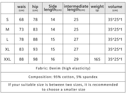 2026 New Sexy Elastic Ripped Low-rise Jeans Denim Micro Mini Shorts Women European and American