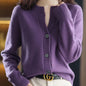 Cardigans Woman Knitted Winter 2025 Trend Fashion Tops Cardigan For Women Sweater Vintage High Quality Sweaters Korean Style