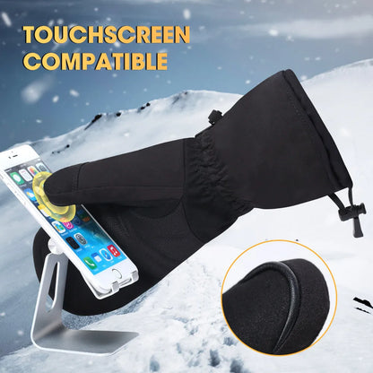 Heated Gloves For Winter 7.4V Rechargeable Battery Powered Electric Heating Hand Warmer Skiing Glove For Fishing Skiing Cycling