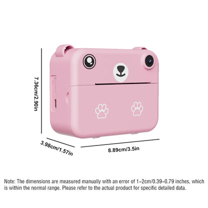 Digital Children Camera Photography Instant Print Photo 1080P HD Video Recorder Mini Thermal Printer Educational Birthday Gifts