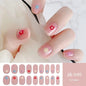 16/18/20Tips Semi-Cured Gel Nail Strips Adhesive Full Cover Stickers for Nails UV Lamp Need Press On Nails Fashion Manicure