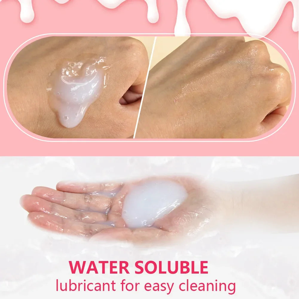 500ml 300ml 200ml Simulated Semen Lubricants For Couples penetrate Vagina Anal Adult Sex producat Milky White anal sex gay