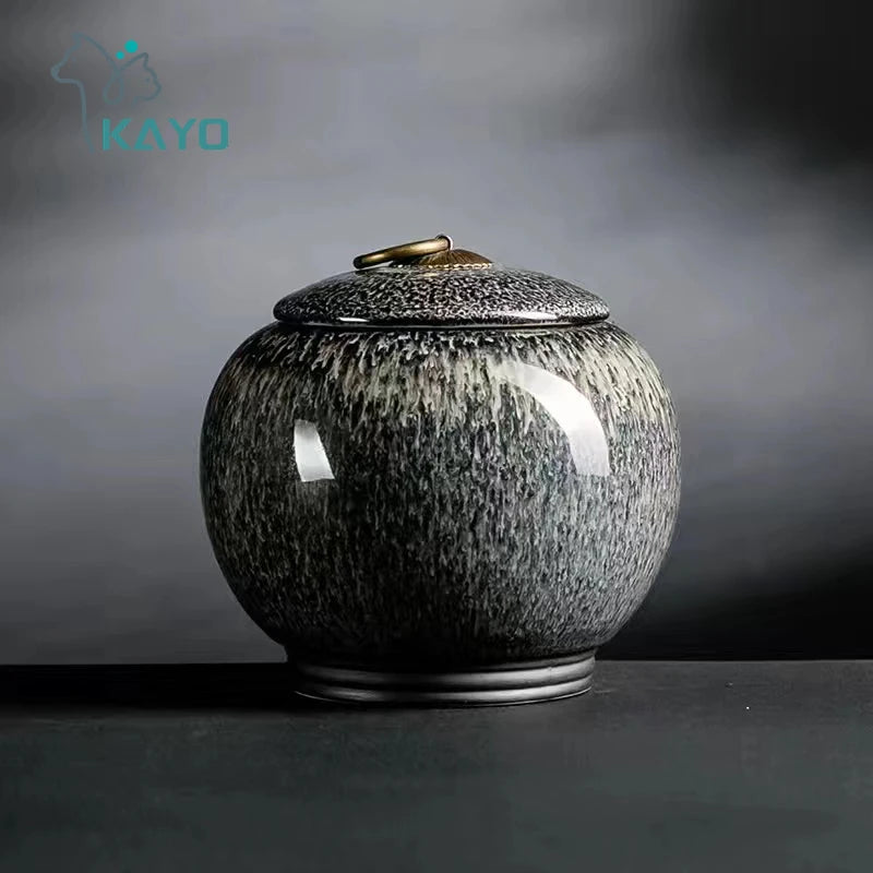 Cremation Urns for Human Ashes Pet Cat dog rabbit Place Funeral Small Animal Ceramic Urn coffin box keepsake