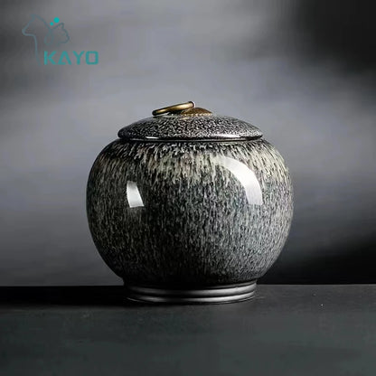 Cremation Urns for Human Ashes Pet Cat dog rabbit Place Funeral Small Animal Ceramic Urn coffin box keepsake