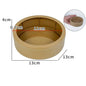 Portable Escape-Proof Reptile Food Dish Compact Multi-purpose Worm Water Dish Non-Tip Reptile Bowls Bearded Dragon