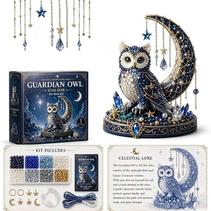 3D Design Animal Guardian Beading Kit Animal Shape Handmade DIY Beadwork Craft Kit Material Package with Colorful Beads