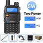 1/2PCS Baofeng UV 5R 5W 8W Walkie Talkie Portable Ham CB Radio Dual Band VHF UHF FM Transceiver Two Way Radio UV82 S9 K5 Plus